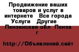 Продвижение ваших товаров и услуг в интернете - Все города Услуги » Другие   . Пензенская обл.,Пенза г.
